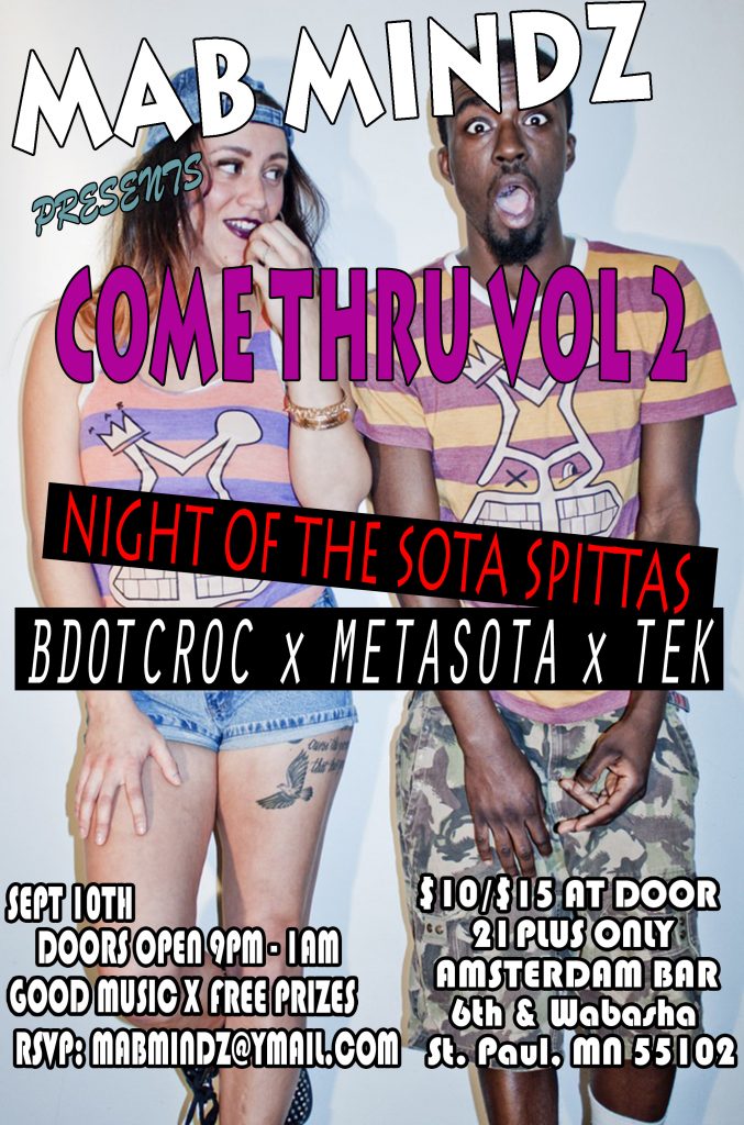 COME THRU VOL 2 FLYER 2