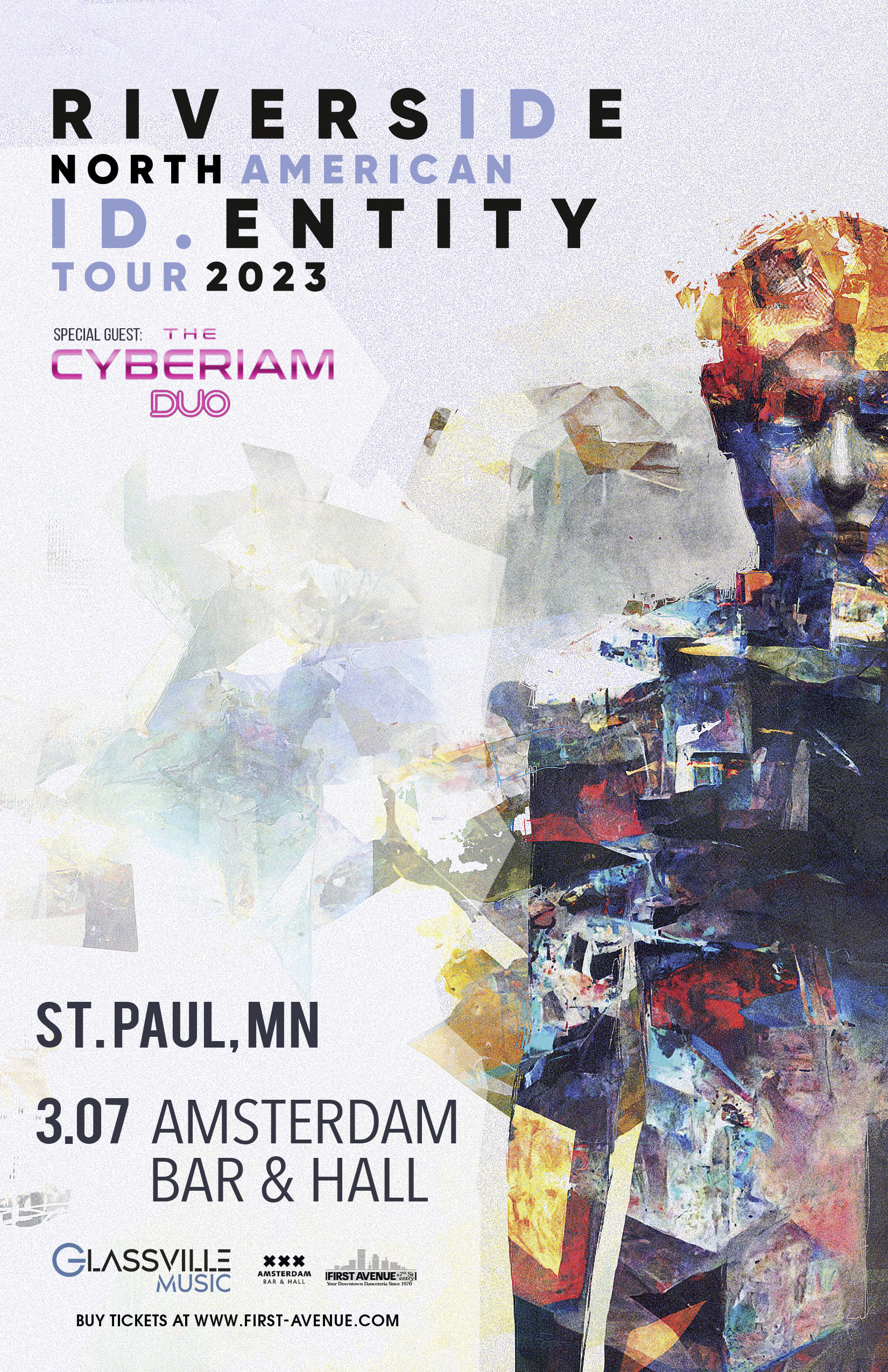 First Avenue presents… RIVERSIDE w. THE CYBERIAM DUO – Amsterdam Bar and  Hall