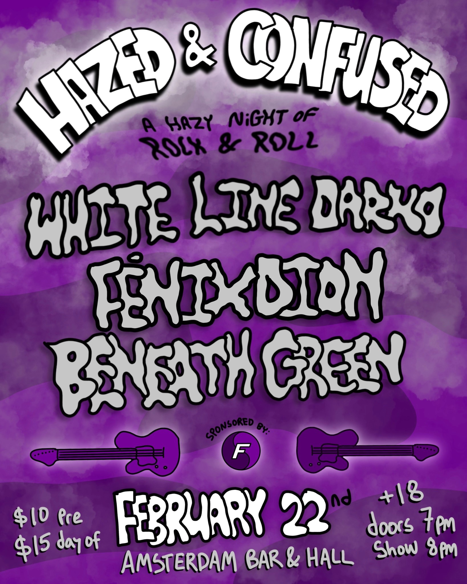 Hazy Night Reds Amsterdam presents… Hazed & Confused: A Hazy Night of Rock & Roll ...